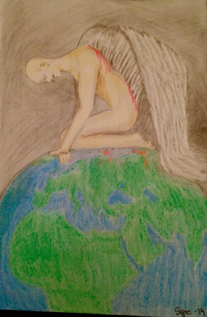 Sårad, vingklippt av världen